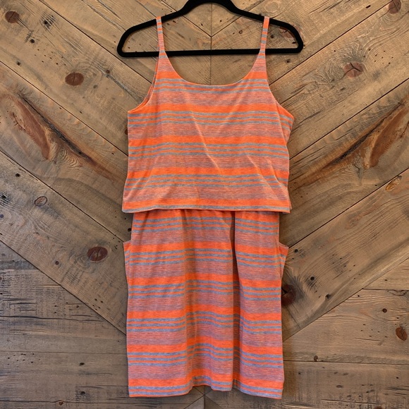 Kavu Orange and Grey Short Dress M - Picture 5 of 8